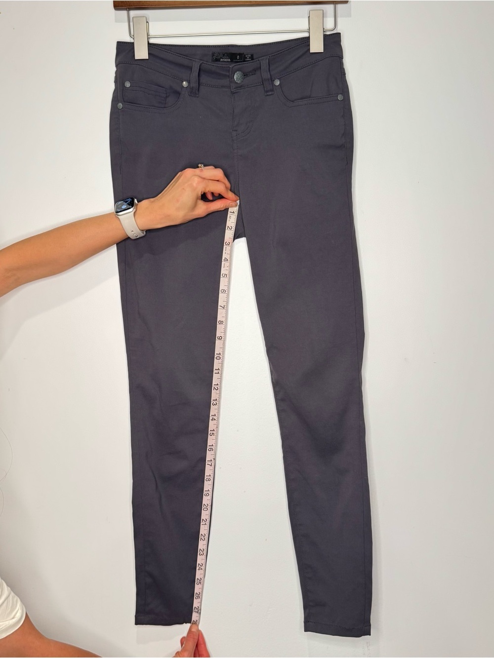 PRANA Women’s Briann Pant Skinny Size 0 Coal Gray - Picture 10 of 14